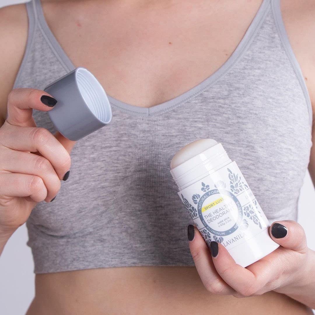 Lavanila Aluminum Free Sport Luxe Deodorant 4-pack (2oz Each) - The Healthy Deodorant for Men & Women - Triple Odor Protection, Fresh Scent Solid Stick, Vegan