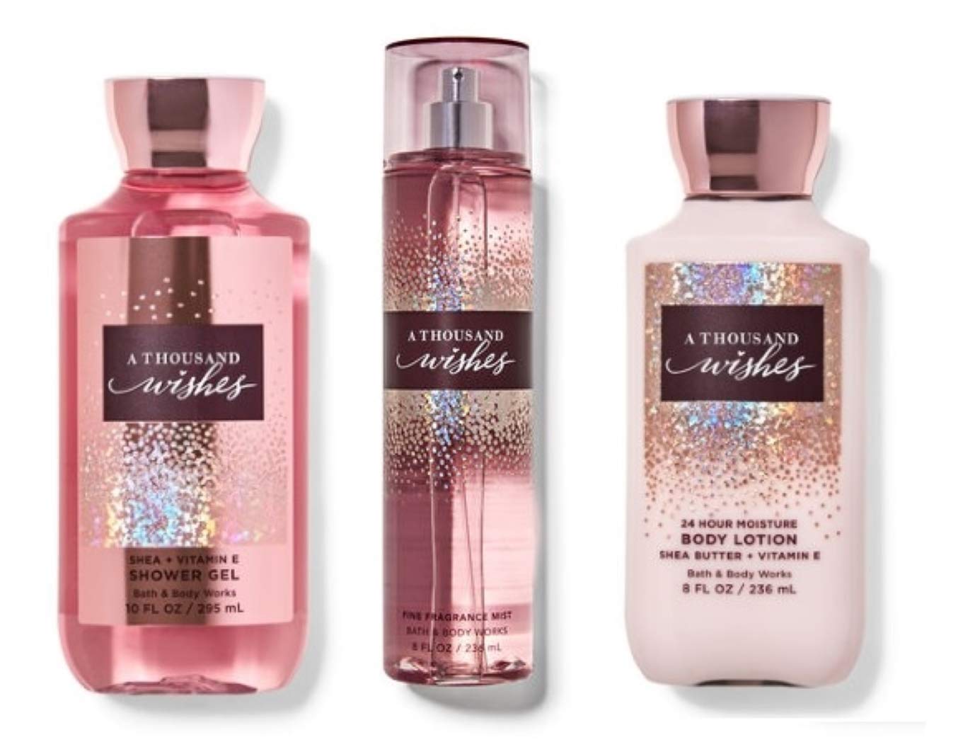 A Thousand Wishes Body Care Set - Gel Lotion & Mist Trio for Daily Hydration | Perfect Gift Idea