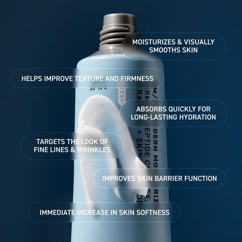 Prequel Skin Modern Moisturizer - Hydrating Face Cream with Peptides & Ceramides for Dry/Sensitive Skin | Non-Greasy Formula