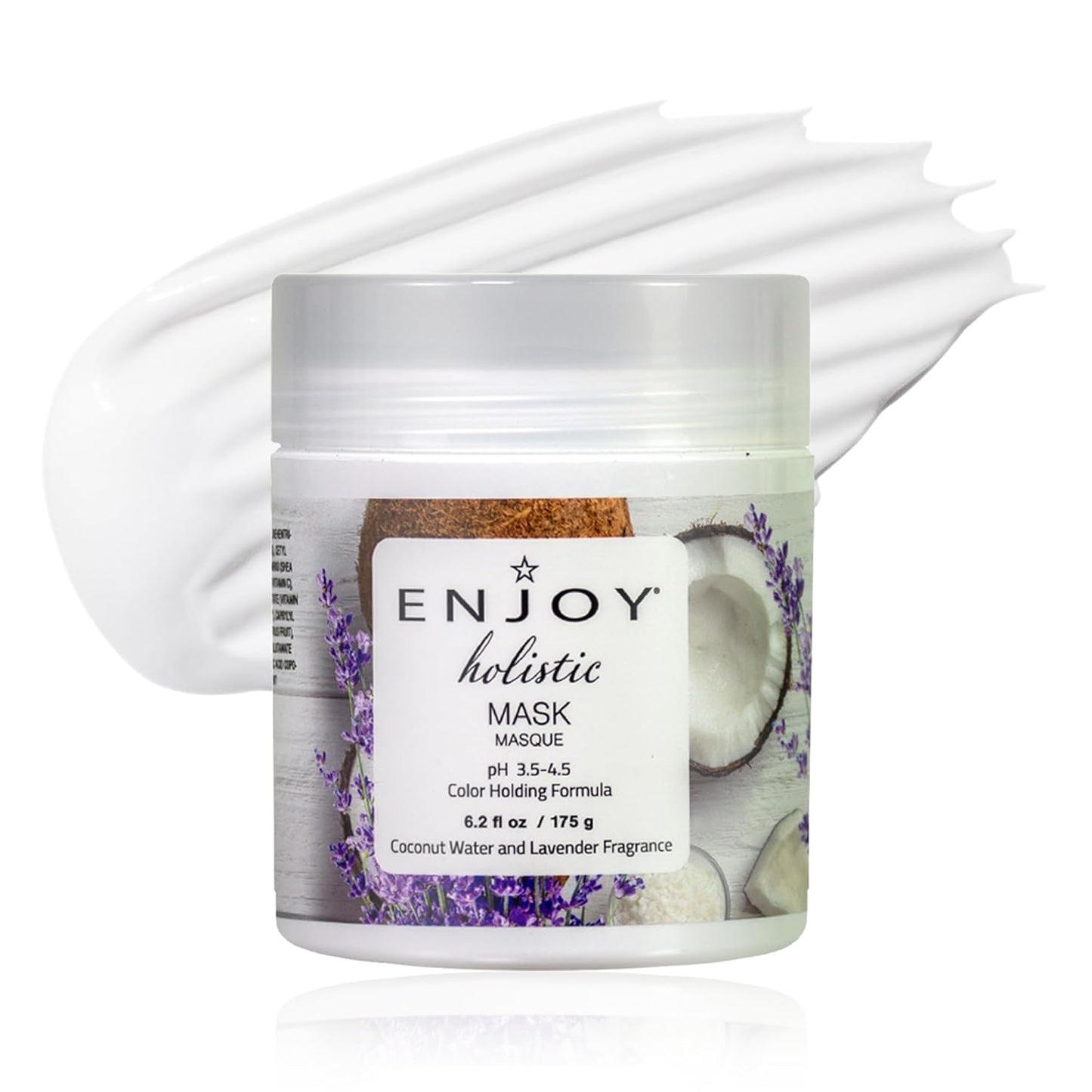 Holistic Hair Mask - Deep Conditioning Treatment for Intense Hydration & Strength - Sulfate-Free Lavender & Fruit Scent - 6.2 Fl Oz