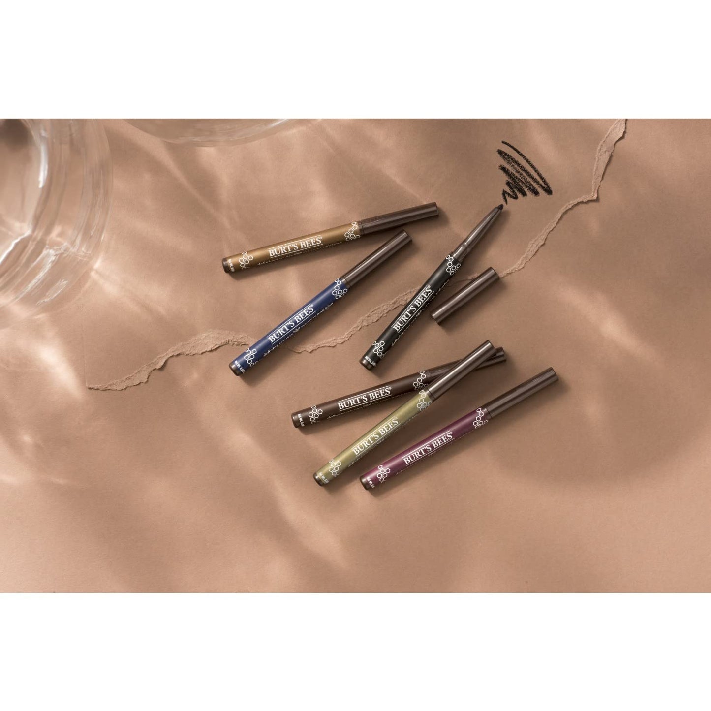Burt's Bees 100% Natural Origin Defining Eyeliner, Brown Quartz, Satin Finish - 0.005 Ounce