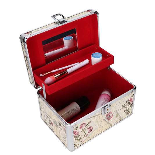 YUYTE Case Makeup Case Makeup Storage Case Makeup Organizer Case Empty Storage case, portable storage box for makeup artist/beautician