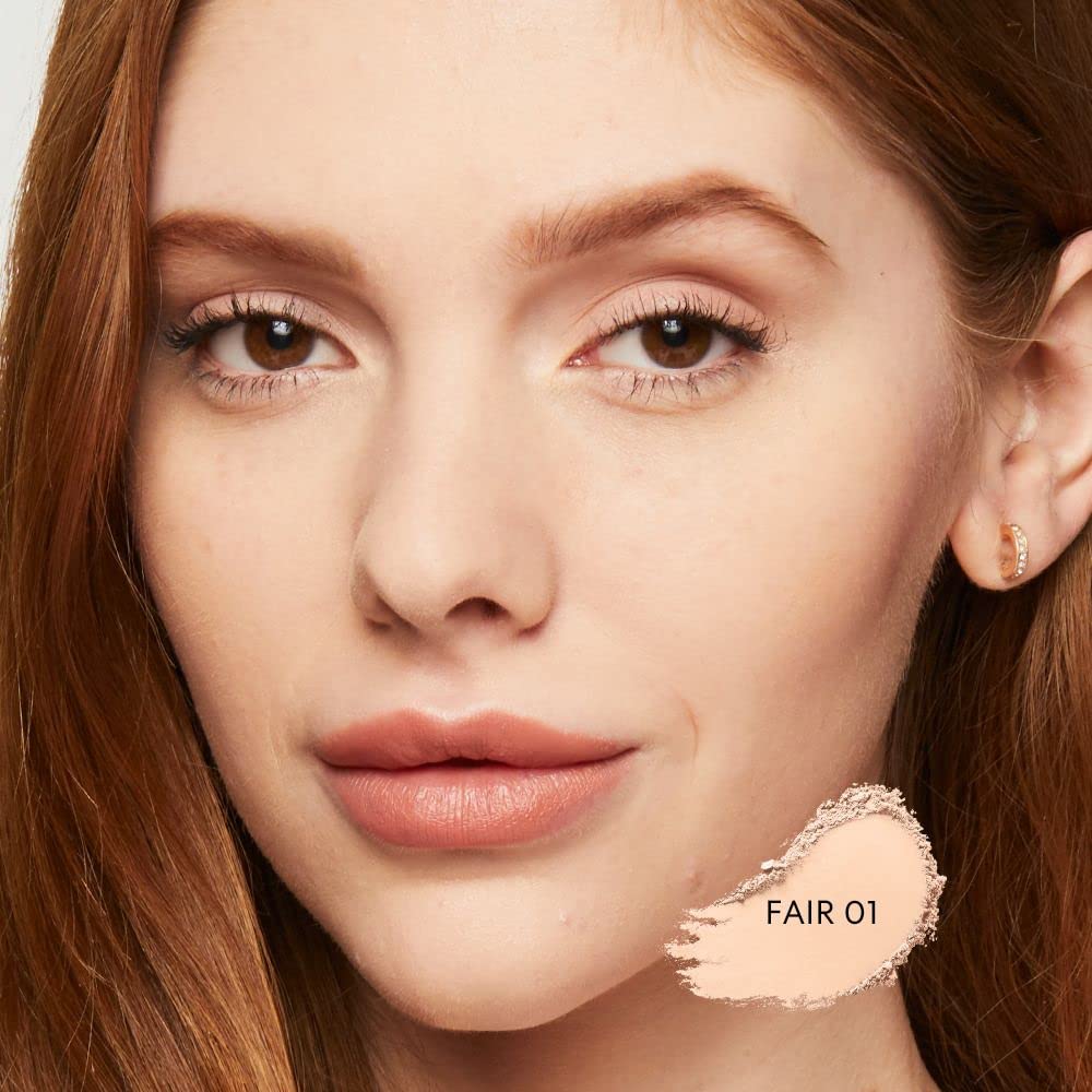 bareMinerals Original Loose Powder Foundation SPF 15, Clean Mineral Powder Face Makeup, Sheer-to-Full Coverage, Talc-Free, Non-Comedogenic, Vegan + Beautiful Finish Foundation Brush Bundle