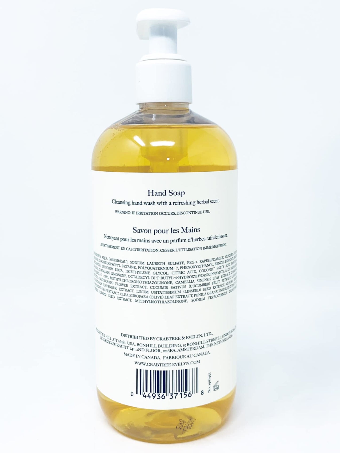 Crabtree & Evelyn Gardeners Hand Soap 16.9 Fl Oz
