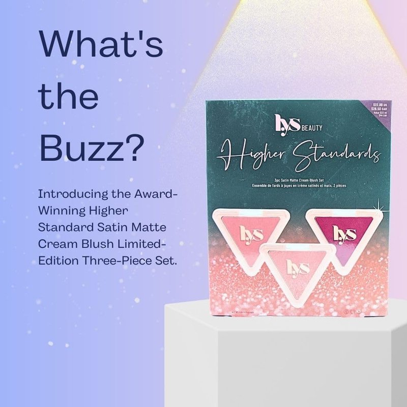 LYS Beauty Mini Higher Standard Deluxe Cream Blush Trio