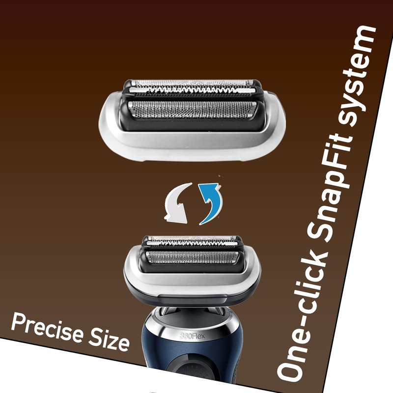 FRASAM 2Pcs 74S Replacement Head for Series 7 Shavers, Compatible with New Generation S7 7020s, 7025s, 7027cs, 7071cc, 7075cc, 7085cc, etc.
