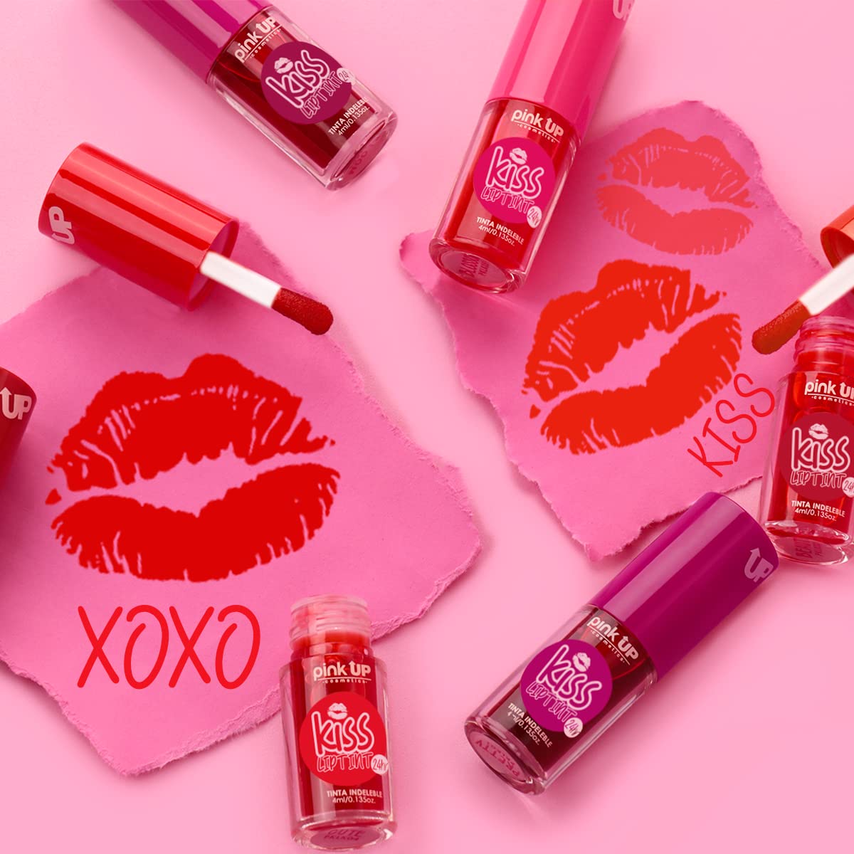Pink Up Kiss Lip Tint | Lip Tint Stain | Lip | Long-lasting lip tint | Non-transferable | Intense colours | Natural effect | Lips | Eyes and Cheeks | Non-drying | Color KPop