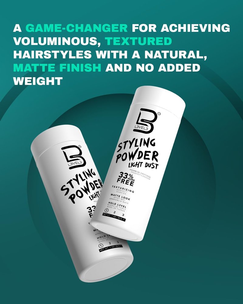 Light Hold Styling Powder - Texturizing & Volumizing Hair Product - Natural Matte Finish | 30 Grams