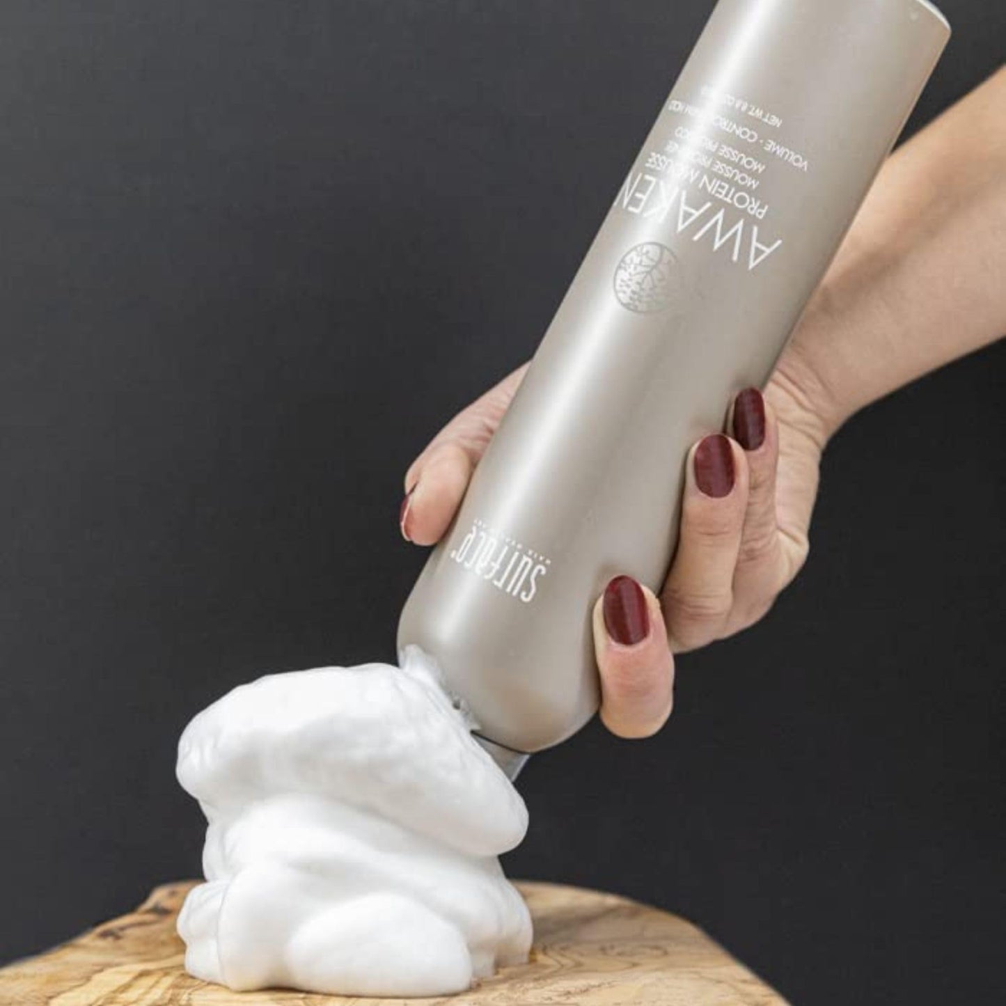 Surface Hair - Awaken Mousse: Color Safe, Volumizing, Firm Hold Hair Mousse to Thicken Hair, Sulfate-Free, Paraben-Free, 8.8 oz