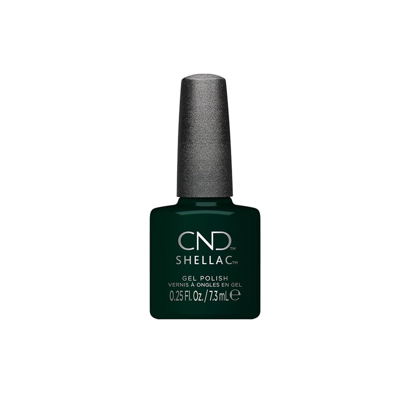CND Shellac Gel Green Nail Polish - Long-Lasting Color with Curve-Hugging Brush | 0.25 Fl Oz