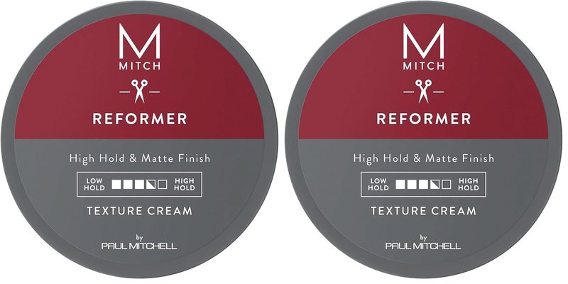Mitch Reformer Texture Cream for Men - High Hold Matte Finish | 3 oz - Ideal for Fine to Medium Hair