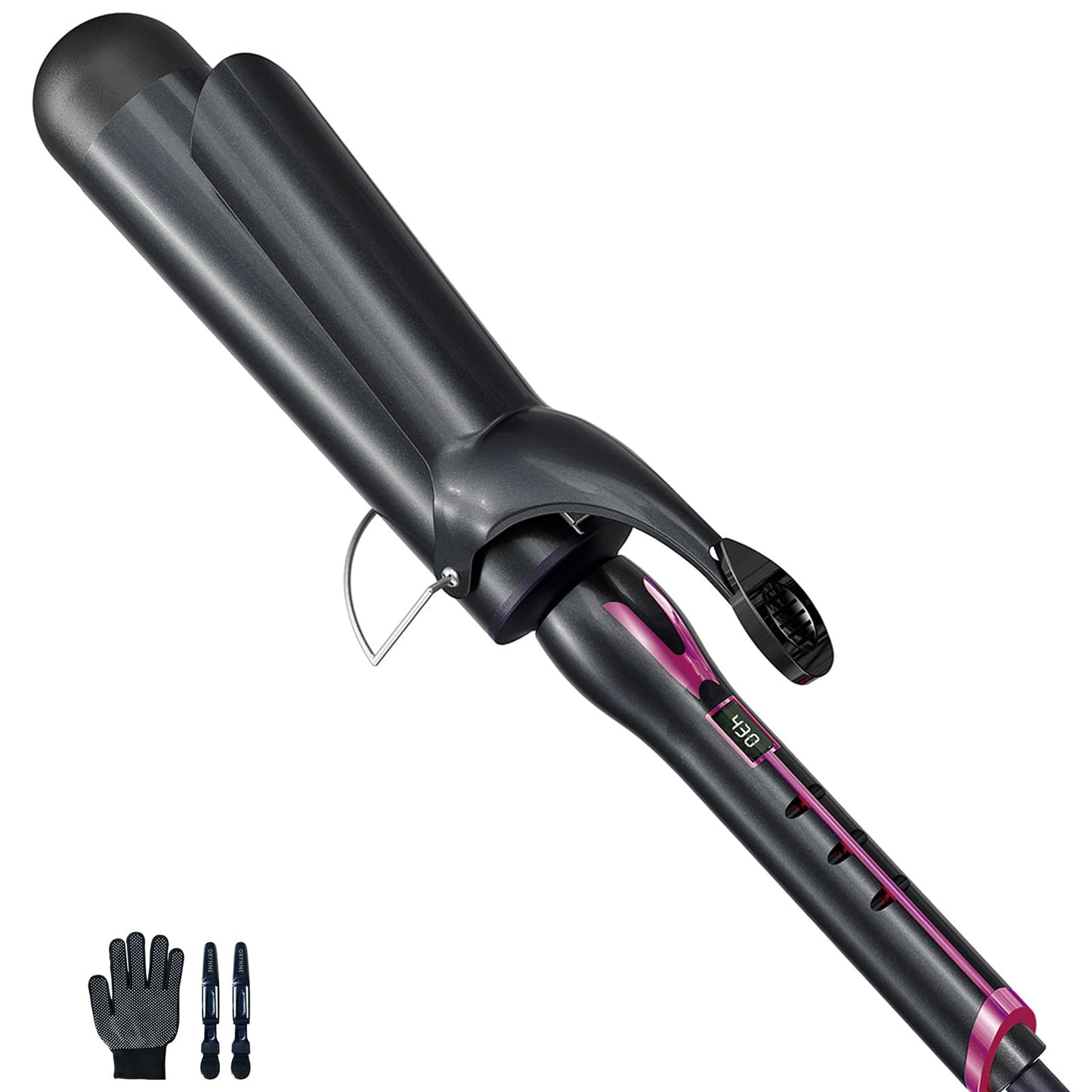ORYNNE Curling Iron 2 Inch, 2 inch Curling Irons Ceramic Barrel with Argan Oil Infused, Large Barrel Curling Iron for Long Hair, 14 Heat Settings