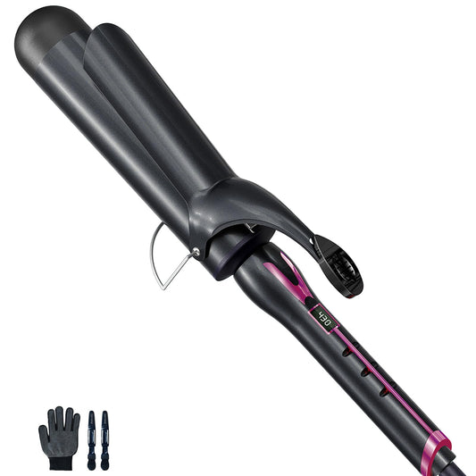 ORYNNE Curling Iron 2 Inch, 2 inch Curling Irons Ceramic Barrel with Argan Oil Infused, Large Barrel Curling Iron for Long Hair, 14 Heat Settings