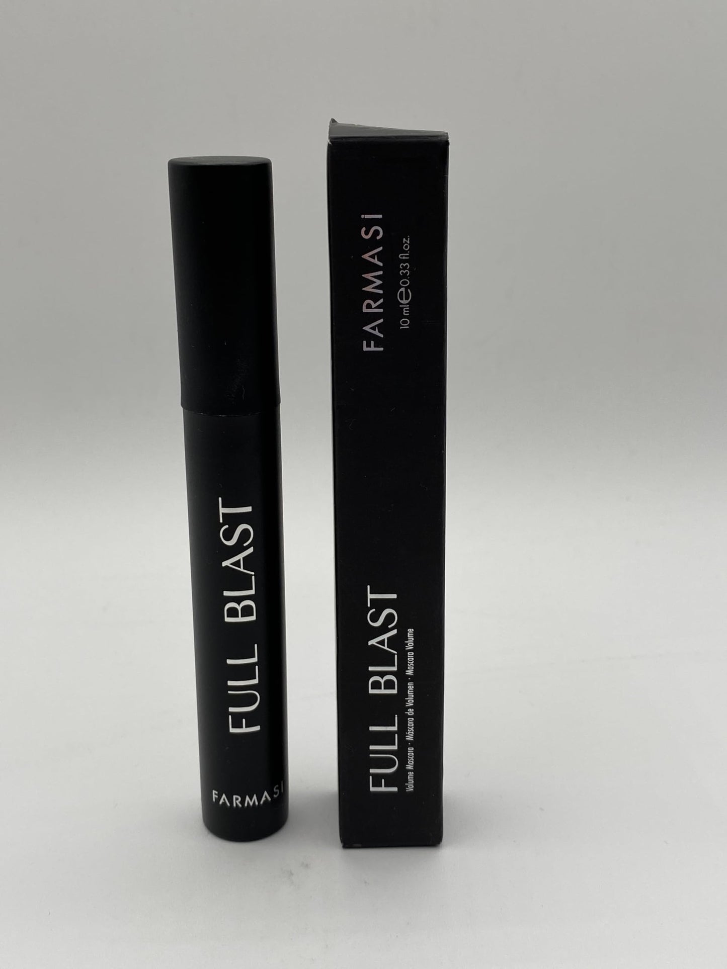FARMASi Full Blast Softens and Moisturizes Lash Mascara, Ultra Black Makeup, Volumizing, Lengthening, Sunflower Olive and Shorea Wax, Black, 0.33 Fl Oz