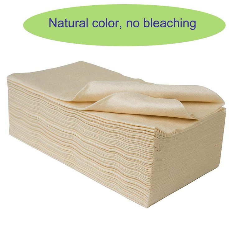 300 Count Careboree Unbleached Baby Dry Wipes Dry Unscented Multi-Purpose Cotton Tissue