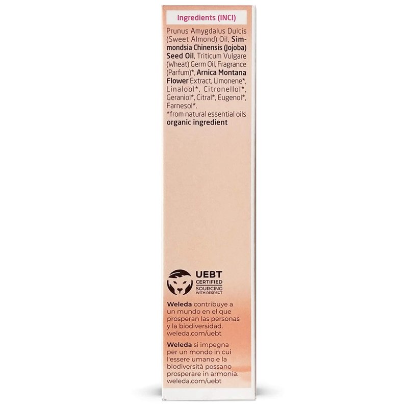 Weleda Stretch Mark Pregnancy Massage Oil, 3.4 Fluid Ounce, Plant Rich Oil with Vitamin E, Sweet Almond, Jojoba and Arnica Oils