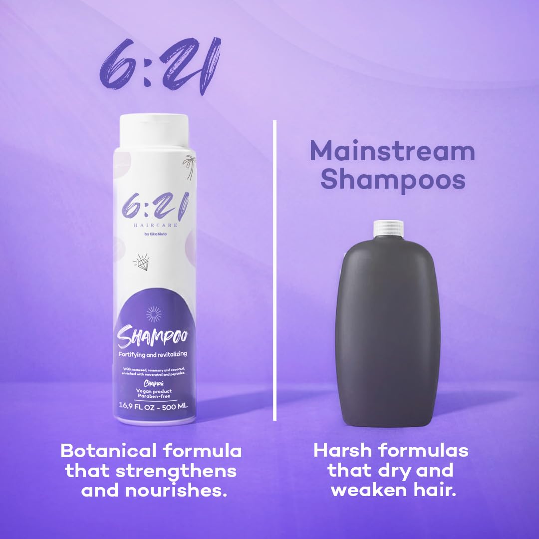 Onion and Rosemary Hair Growth Shampoo for Hair Loss and Thinning, Sulfate-Free, 16.9oz, 621 By Kika Nieto