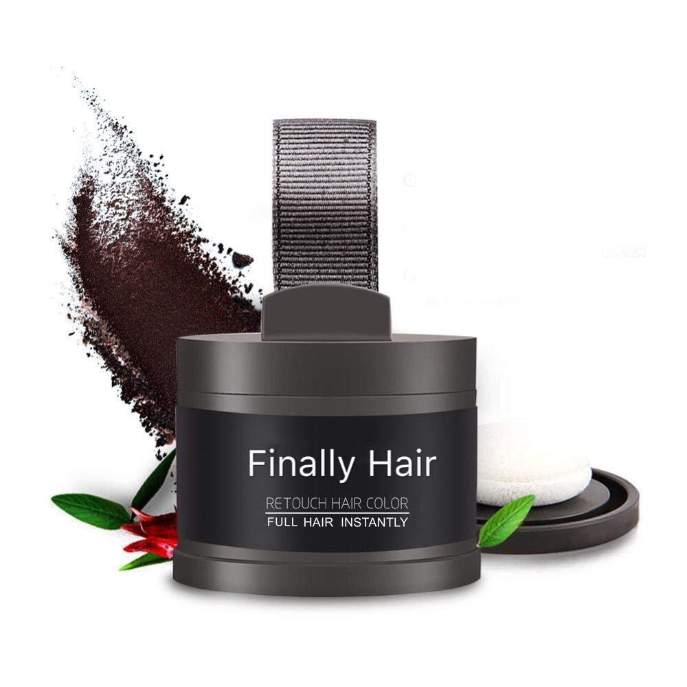 Hair Fiber Concealer - Waterproof Black Hair Loss Solution | Hairline Creator & Eyebrow Enhancer
