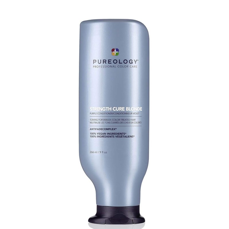 Strength Cure Blonde Purple Conditioner - Sulfate-Free & Vegan Formula for Blonde and Color-Treated Hair | Strengthens & Fights Brass