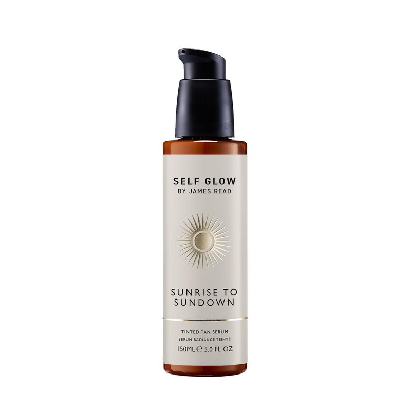 Self Glow by James Read - Sunrise to Sundown Tinted Tan Serum | Instant, Customizable Glow | Hydrate, Nourish, Soften | Non-Allergen Fragrance, Silicone + Drying Alcohol-Free (150mL | 5 fl oz)