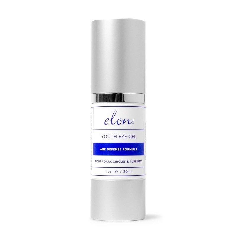 Elon Youth Under Eye Gel - Hyaluronic Acid & Plant Stem Cells | Anti-Aging Dark Circle Reducer for All Skin Types (1oz/30ml)
