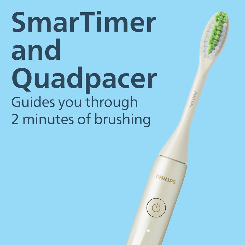 Philips Sonicare One by Sonicare Rechargeable Toothbrush, Snow, HY1200/27