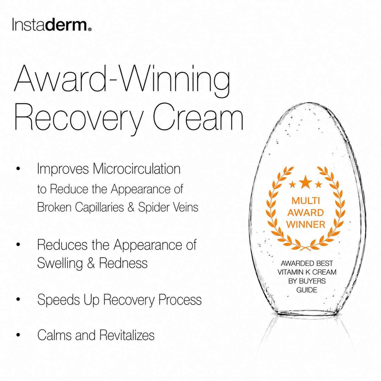 Vitamin K Cream-Revitalizing Formula with Arnica for the Appearance of Brusing, Spider Veins, Broken Capillaries, Uneven Tone & Dark Spot – Under Eye Cream for the Look of Dark Circles & Puffiness