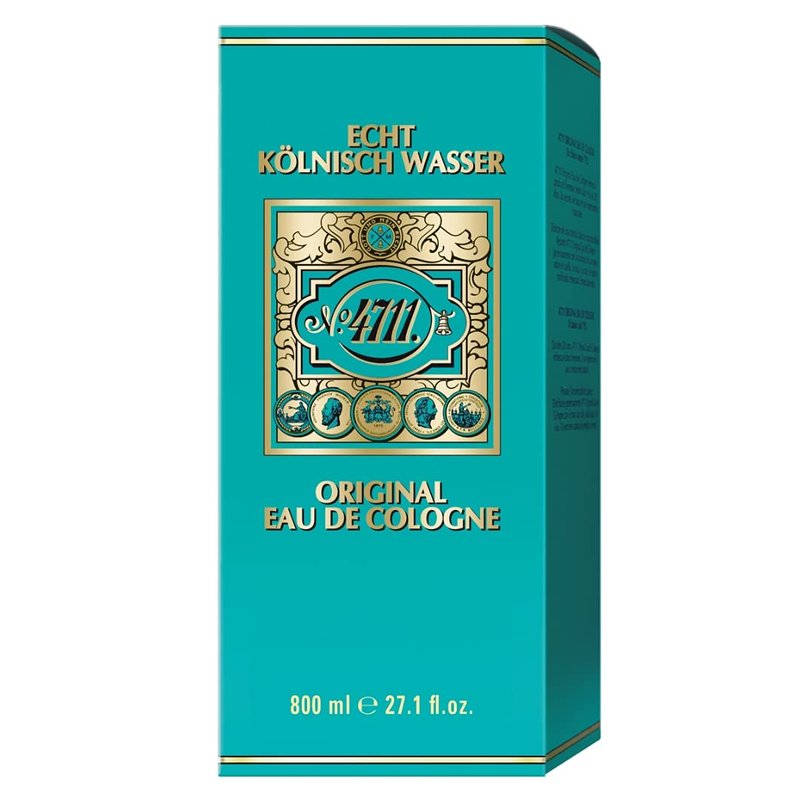 4711 Original Eau de Cologne Splash - Unisex Fragrance, 27.1 Ounce