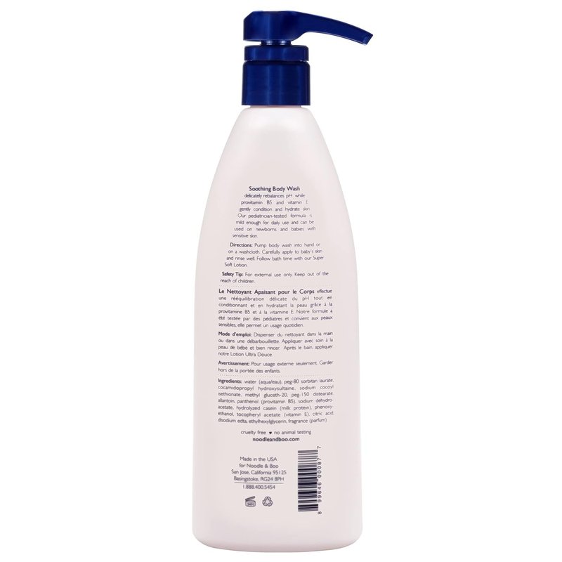 Noodle & Boo Soothing Baby Body Wash for Gentle Baby Care, 2 Piece Set