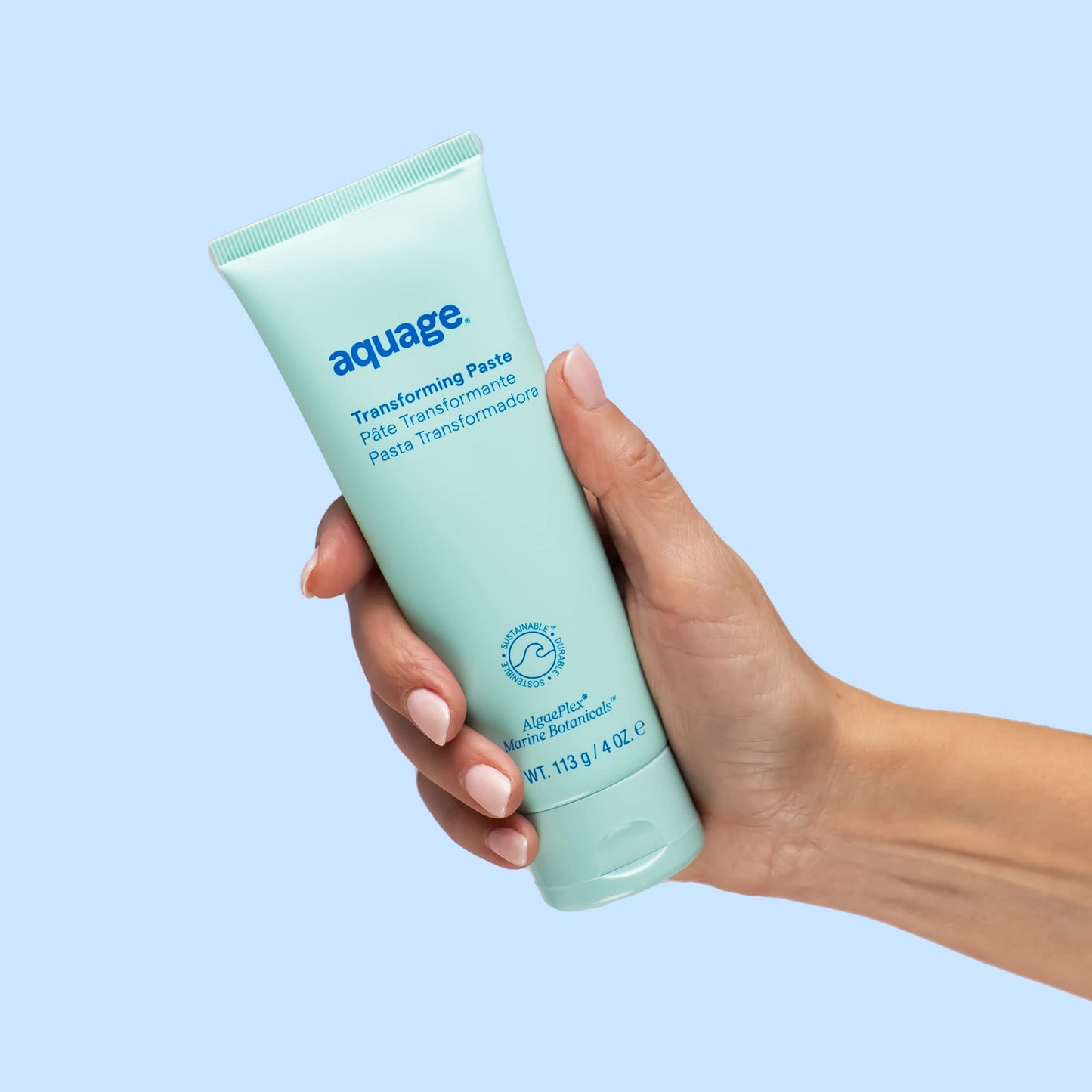 Aquage Transforming Paste - Texturizing Hair Paste for Women and Men - Matte Styling Cream with Flexible Hold and Definition for Short Hair (5 oz) (Pack of 2)