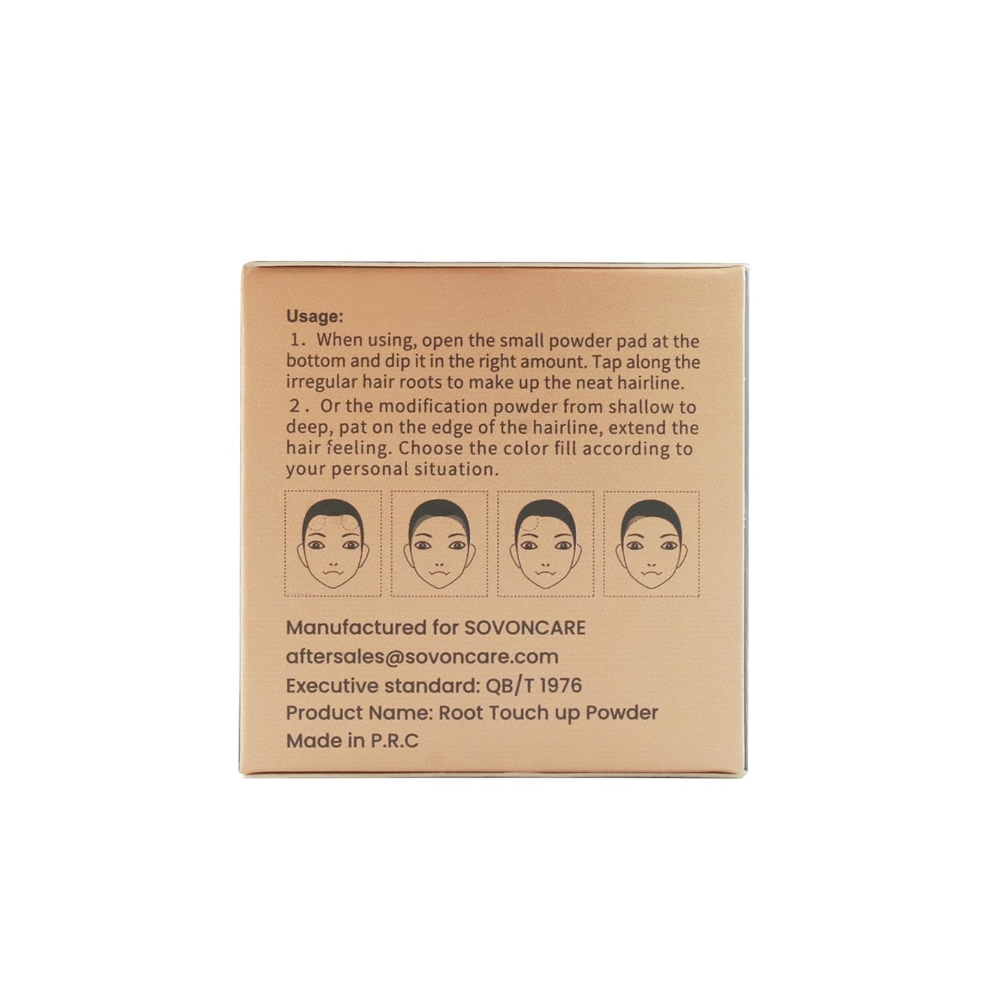 SOVONCARE Instantly Hairline Powder-Maycheer Conceals Gray Hair Loss Shadow Coverage Magic Color Root Touch Up for Women & Men