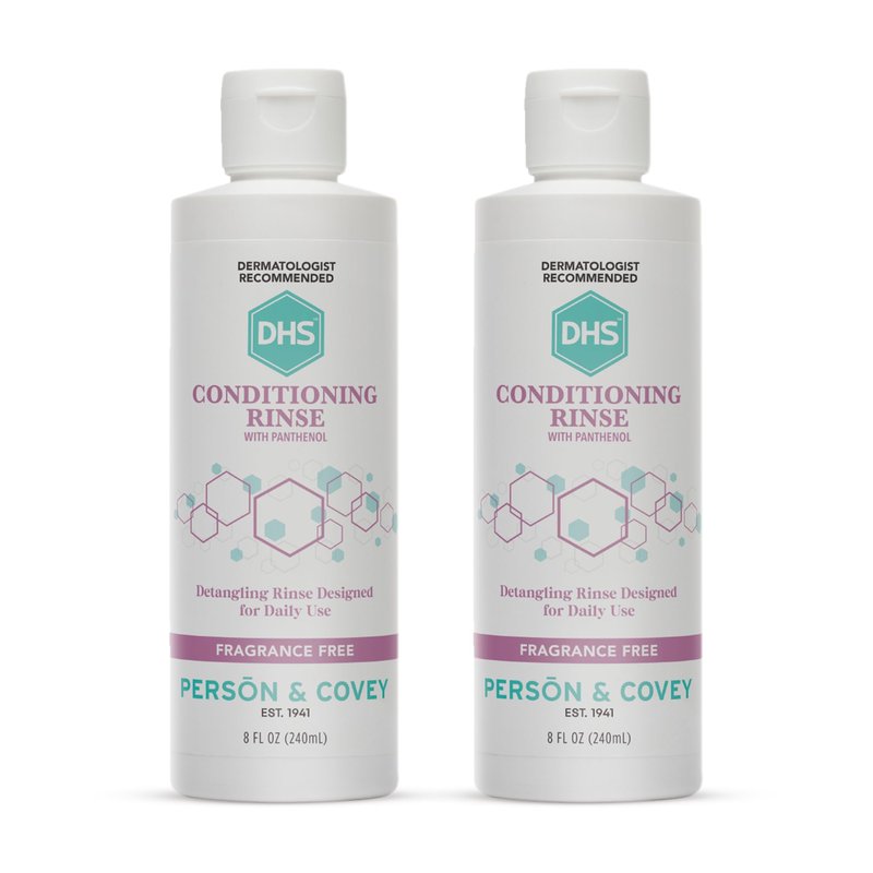 DHS Conditioning Rinse Moisturizing Conditioner – Hydrating and Detangling for Dry, Damaged, or Oily Hair – 2 Pack (8 oz Bottles)