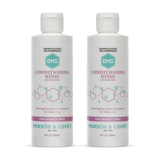 DHS Conditioning Rinse Moisturizing Conditioner – Hydrating and Detangling for Dry, Damaged, or Oily Hair – 2 Pack (8 oz Bottles)