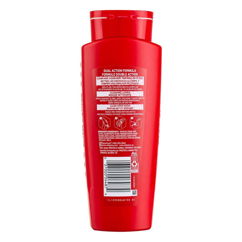 Old Spice Hair & Body Wash - High Endurance Formula | 18 oz (Pack of 3)