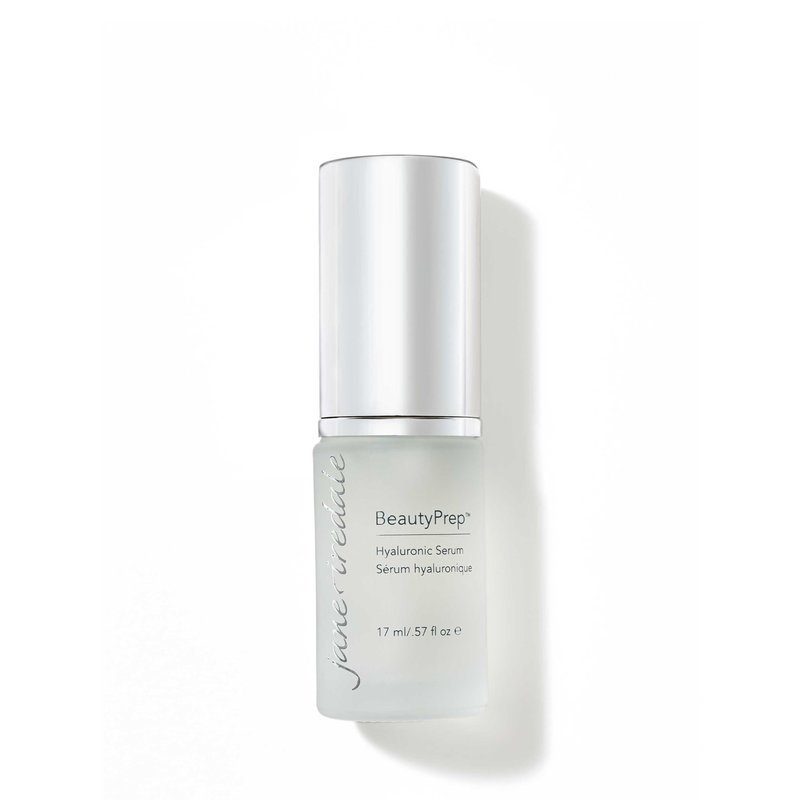 jane iredale BeautyPrep Hyaluronic Serum, Lightweight, Non-Greasy, Moisture-Locking Formula, Smooths, Softens, and Brightens Skin, Paraben Free