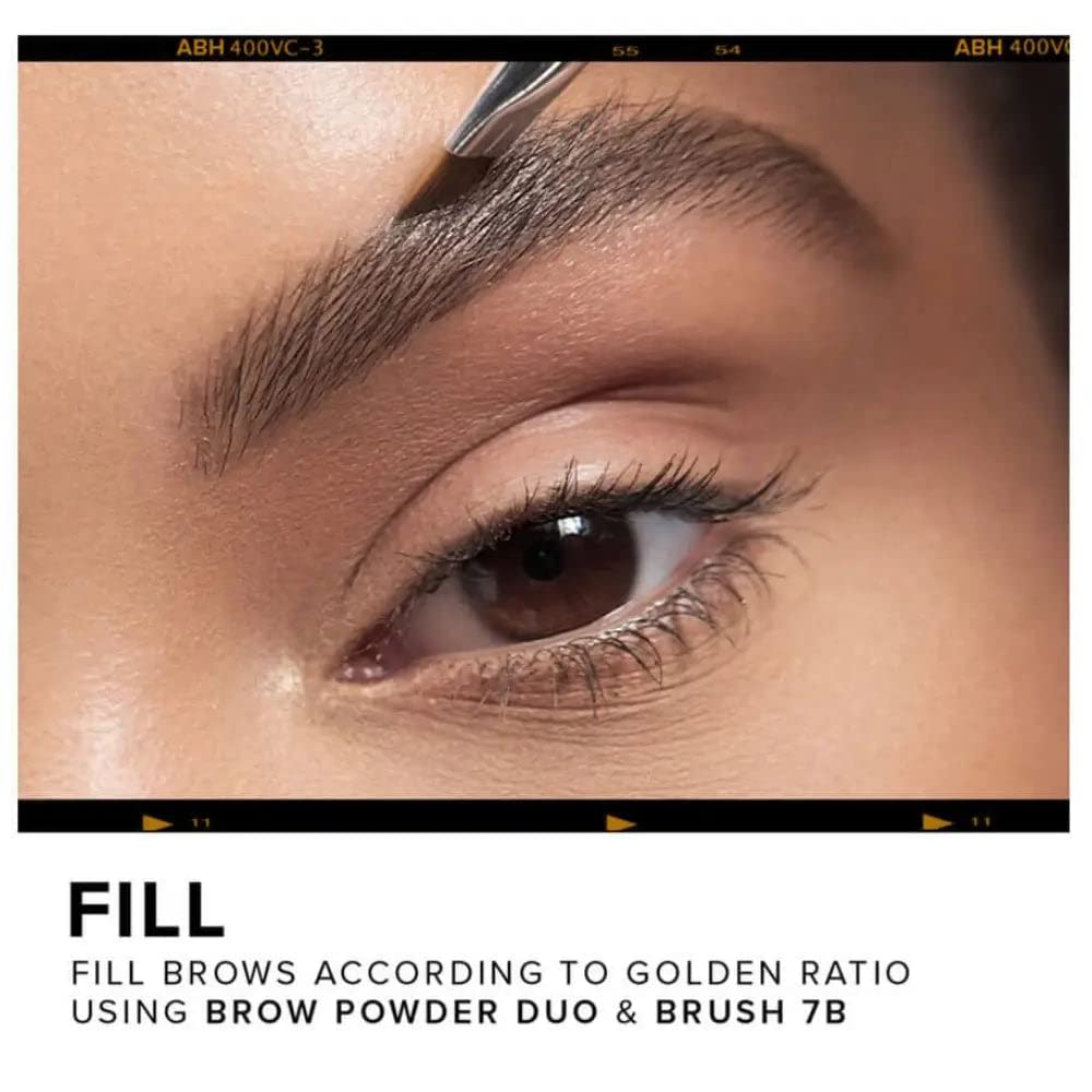Anastasia Beverly Hills 7B Brush - High-Performance Synthetic Tapered Brow Brush for Powder and Cream, Essential Tool for Natural-Looking Brows