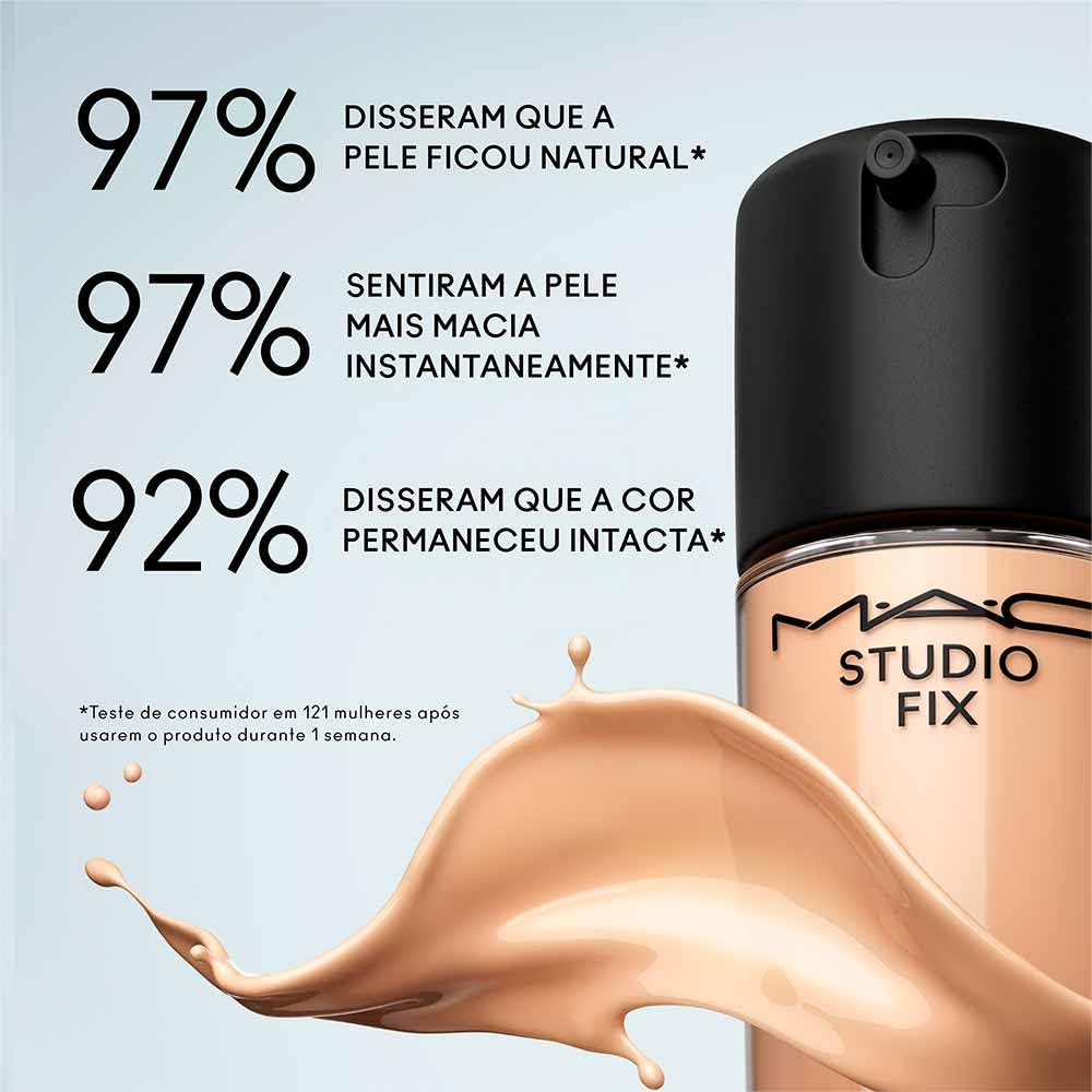 MAC Studio Fix Fluid Foundation - 24HR Matte Finish with SPF 15 | Oil Control, NW5, 1 oz