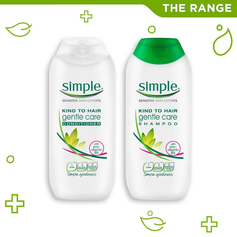 Gentle Care Shampoo for All Hair Types - 200ml | Pack of 2