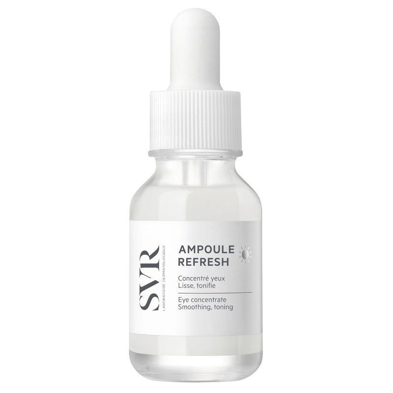 SVR - Refresh Concentrate Eye Serum - Instant Cooling Effect - Revitalizes and Awakens Eye Area - Reduces Puffiness, Hydrates Delicate Skin - Dermatologically and Ophtalmologically Tested - 0.5 fl.oz