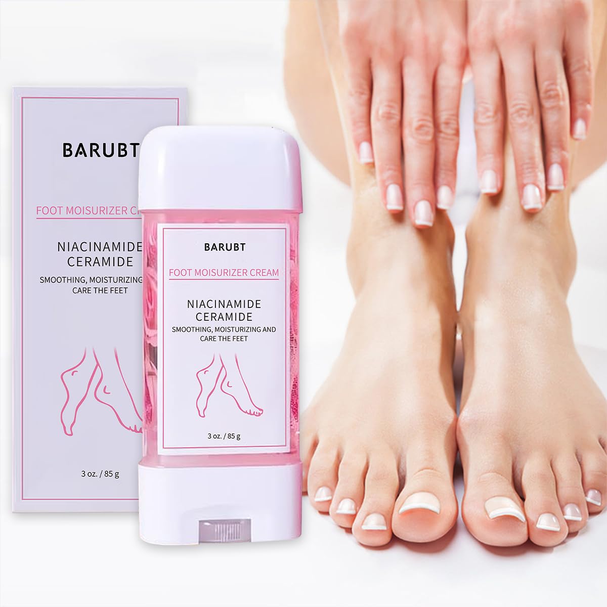 LIHUOMEI Foot Cream Foot Moisturizer, Dry|Cracked Repair Ultra-Hydrating Cream Moisturizer, Repair Skin Healing Ointment for Cracked Heels and Dry Feet, 3 Oz