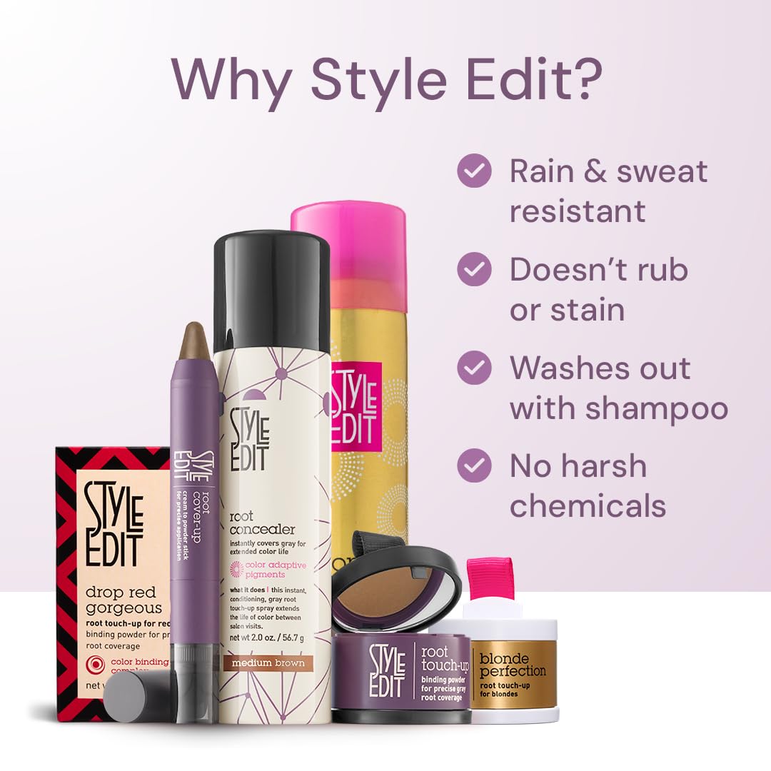 Style Edit Instant Root Concealer Stick - Touch Up and Cover Grays