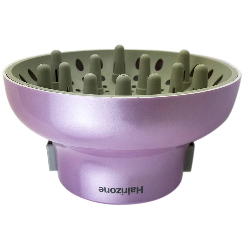 Universal Hair Diffuser for Blow Dryers - Adaptable 1.7 to 2.6 Inch | Perfect for Curly & Wavy Hair, Lavender