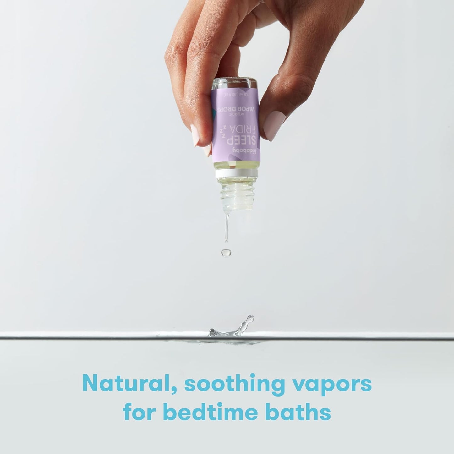 Frida Baby Natural Sleep Vapor Bath Drops - Lavender Essential Oil for Relaxing Bedtime | Aromatherapy Sleep Aid