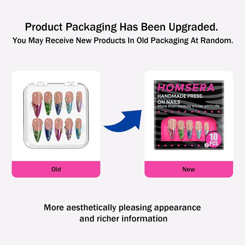 HOMSERA Handmade Press on Nails Long Square, XL Reusable Fake Nails Blue Nude Style with Sun Goddess & Gold 3D Flower Art XXL Luxury Acrylic French Tips With Cross Scepter & Aurora Design for Women
