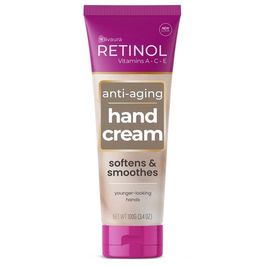 LIVAURA Retinol Hand Cream for Women - Anti-Aging Lotion for Dry Hands
