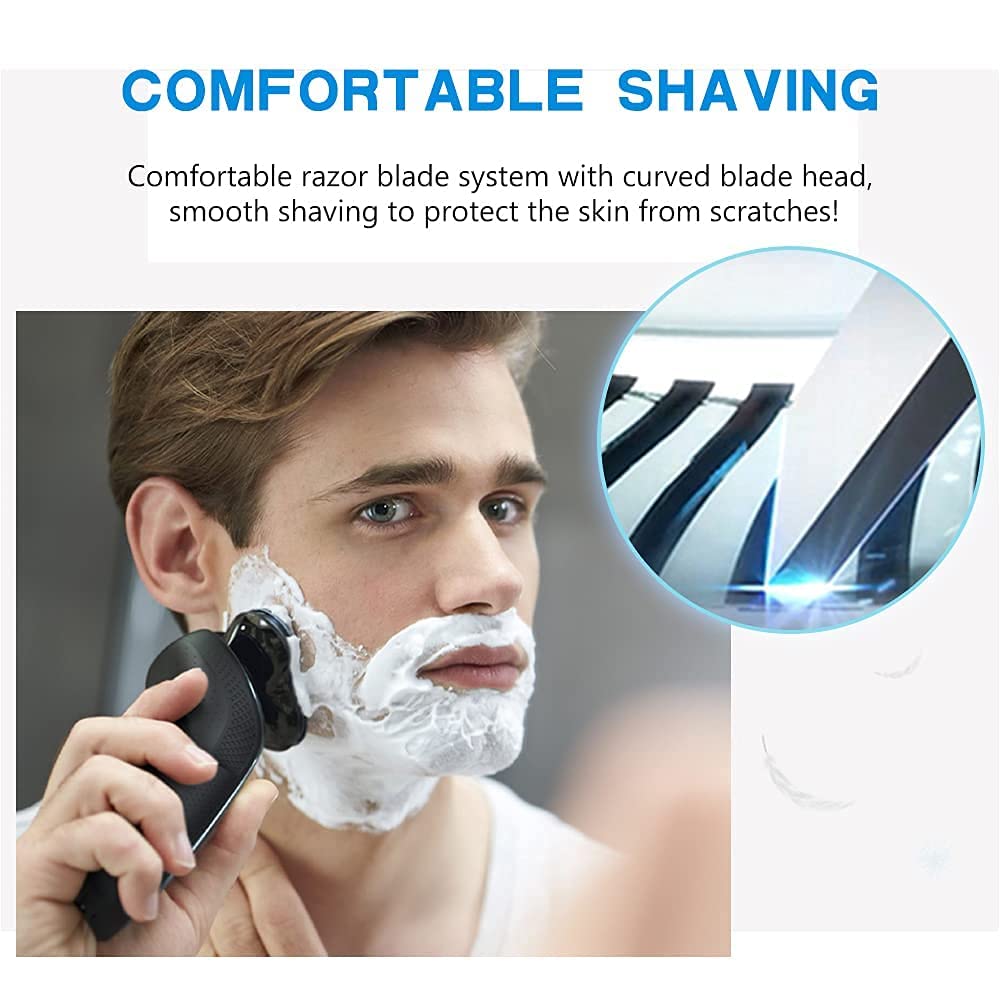 HQ8 Replacement Heads for Philips Norelco Shavers – 9-Piece Pack Compatible with PT720, PT730, PT735, PT860, AT890, AT891 Series – Smooth, Skin-Friendly, Easy-Clean Aquatec Replacement Heads