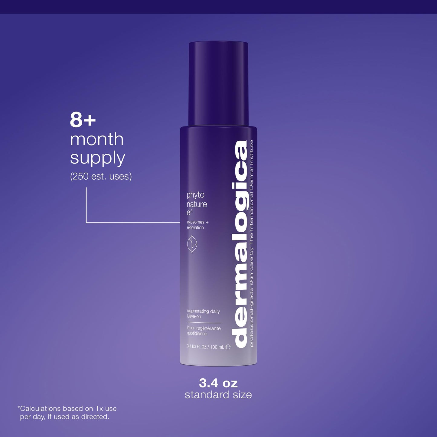 Dermalogica Phyto Nature E2, Exosome Pre Serum with Pumpkin Enzyme and Turmeric Stem Cells - Daily Leave-On Exfoliant for Anti-Aging Skin Renewal, 3.4 Fl Oz