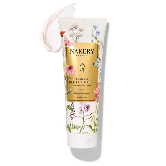 NAKERY Body Butter Anti Aging Moisturizer - Body Cream Skin Tightening Cream & Neck Firming Cream, Moisturizing Cream & Neck Tightening Cream for Body & Face Cream for Dry Skin 300ml(Seaside Serenity)
