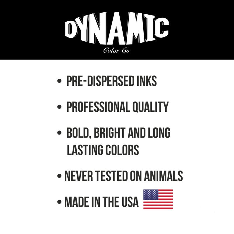 Dynamic Color Co Bright Orange Tattoo Ink: Vibrant, Sterilized, Vegan & USA-Made Since 1990 – Trusted by Artists Worldwide (4oz Bottle)
