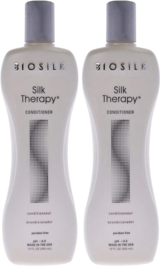 BioSilk Silk Therapy Conditioner 12 oz (Pack of 2)